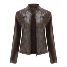 Jaqueta Feminina Casual com Zíper Estilo Streetwear